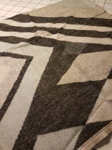 Omslagdoek wol/katoen