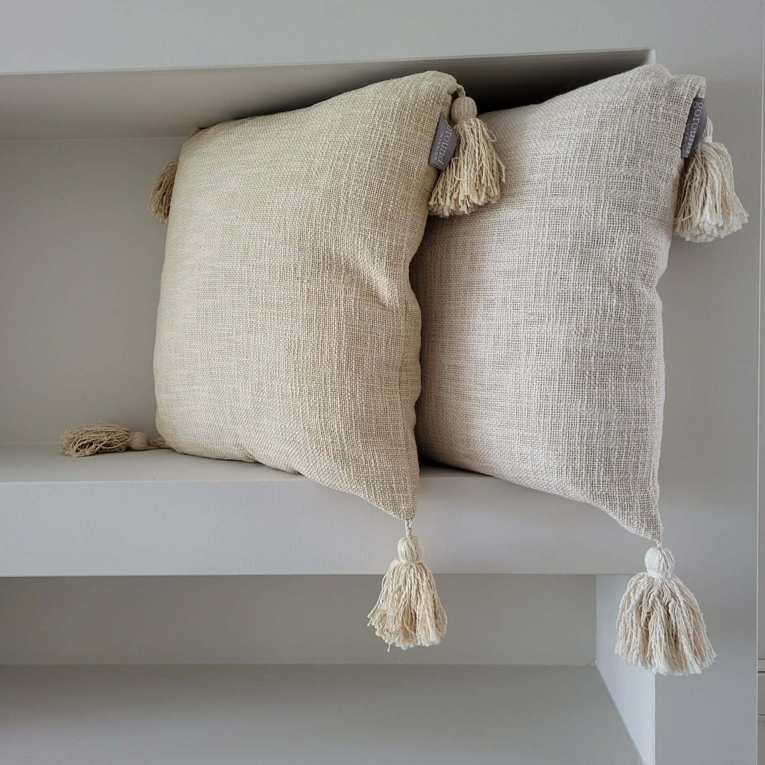 Kussen GoRound gebroken wit