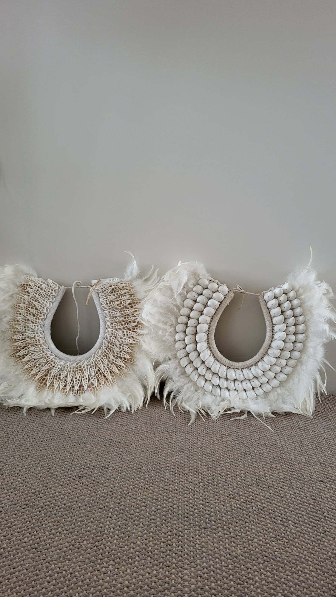 Schelpenhanger white L nr 2