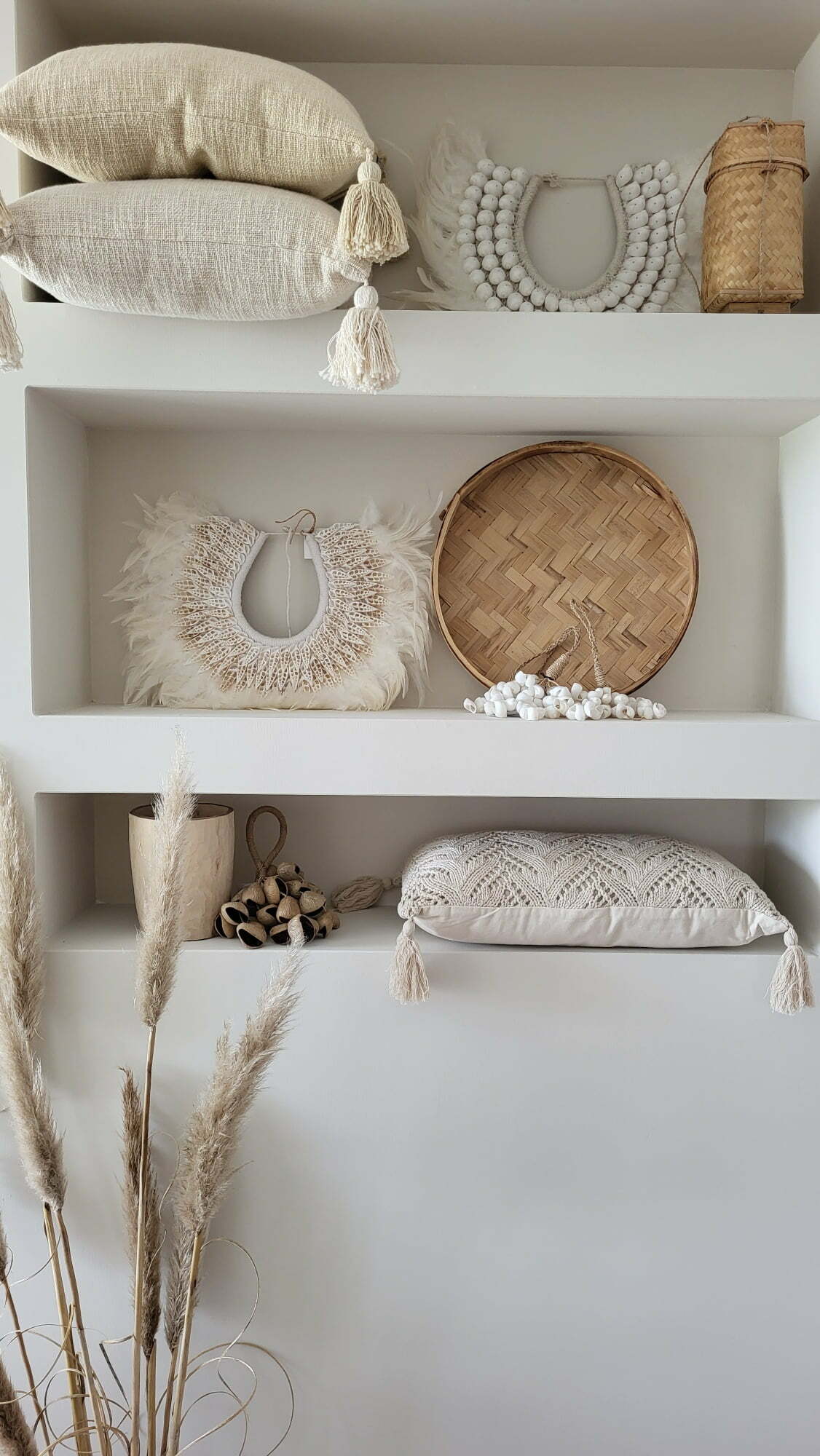 Schelpenhanger white L nr 1