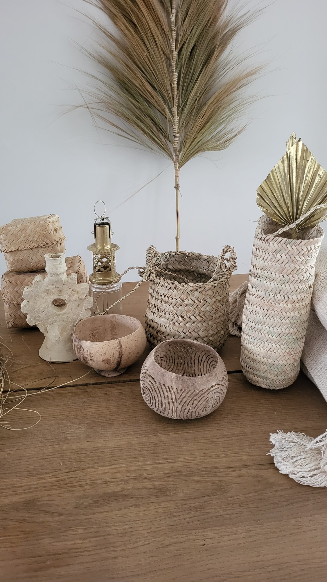 Coconut circle light brown