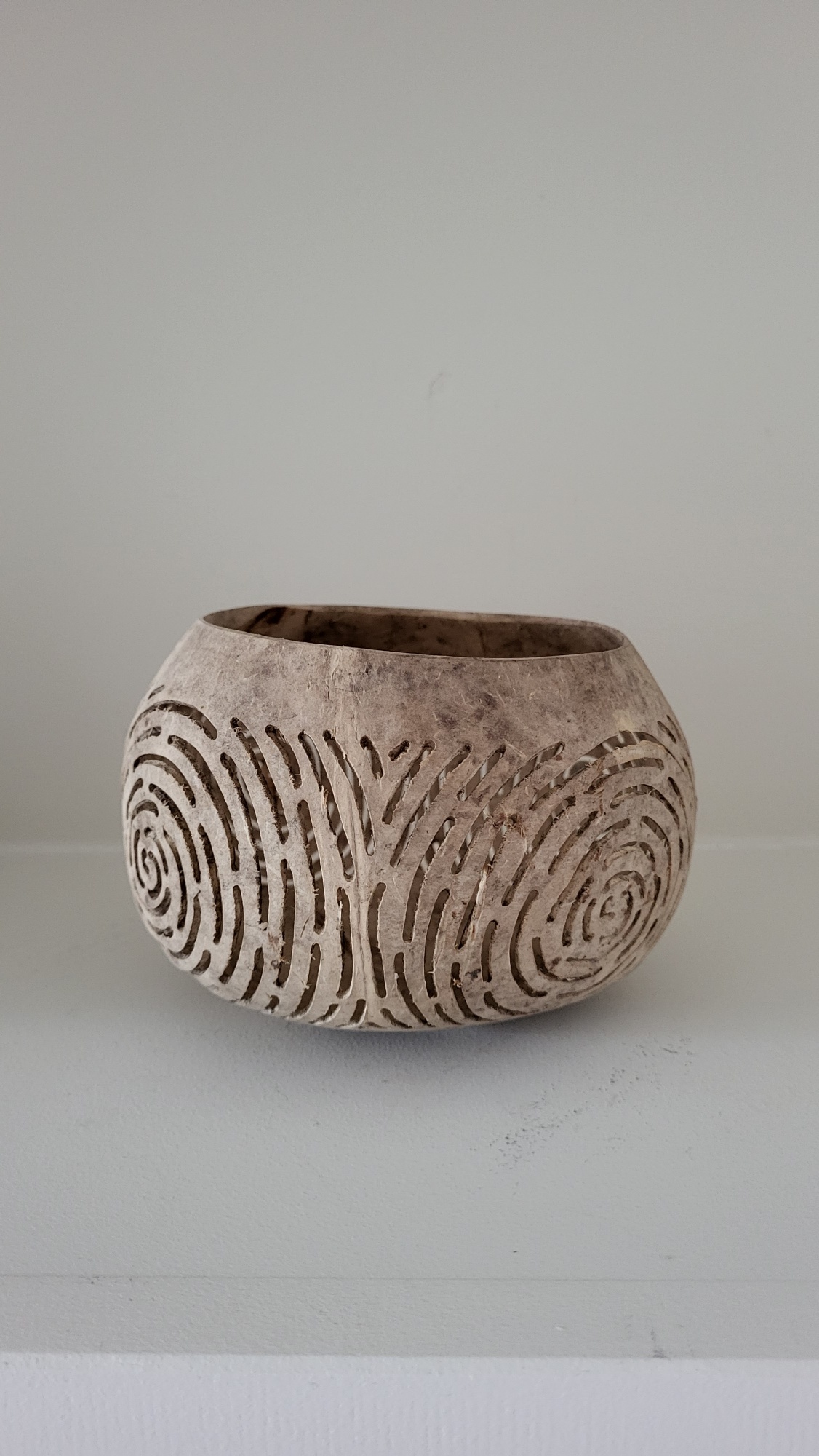 Coconut circle light brown