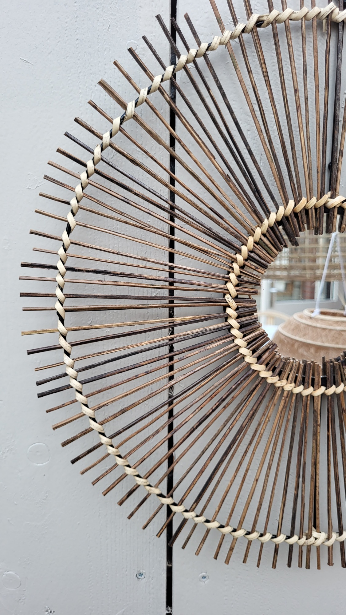 Cirkel Kokosnoot Spiegel set