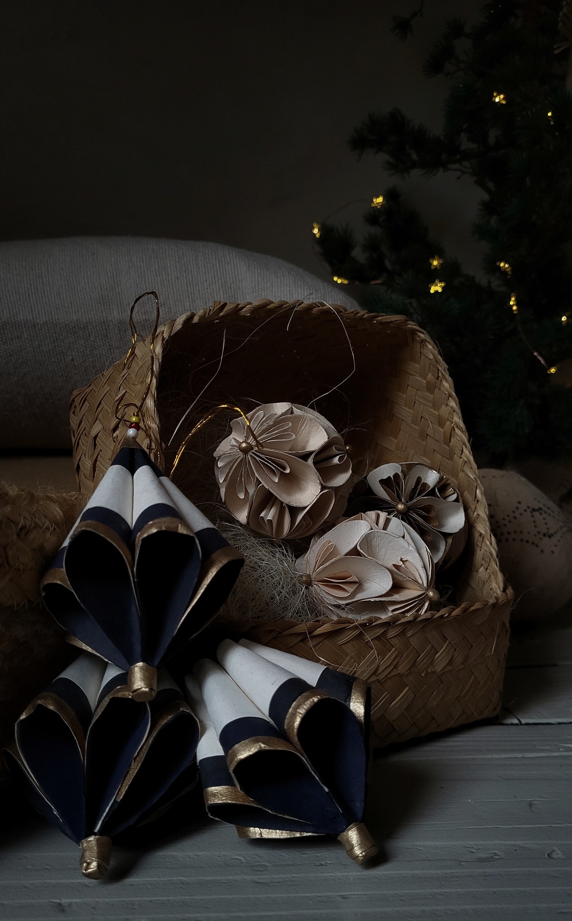 Kersthanger Kegel set van 3