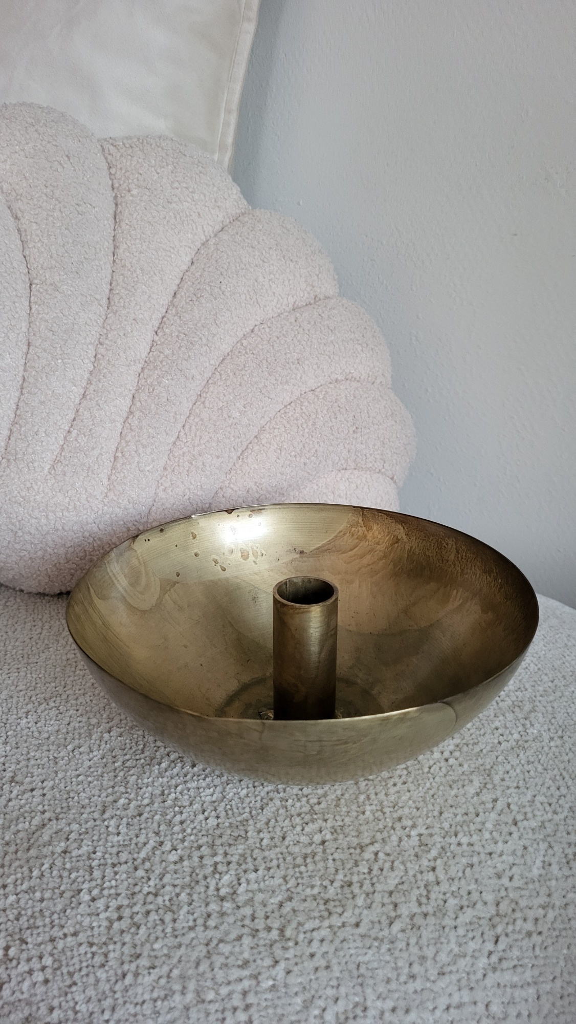 Candleholder gold Amalia