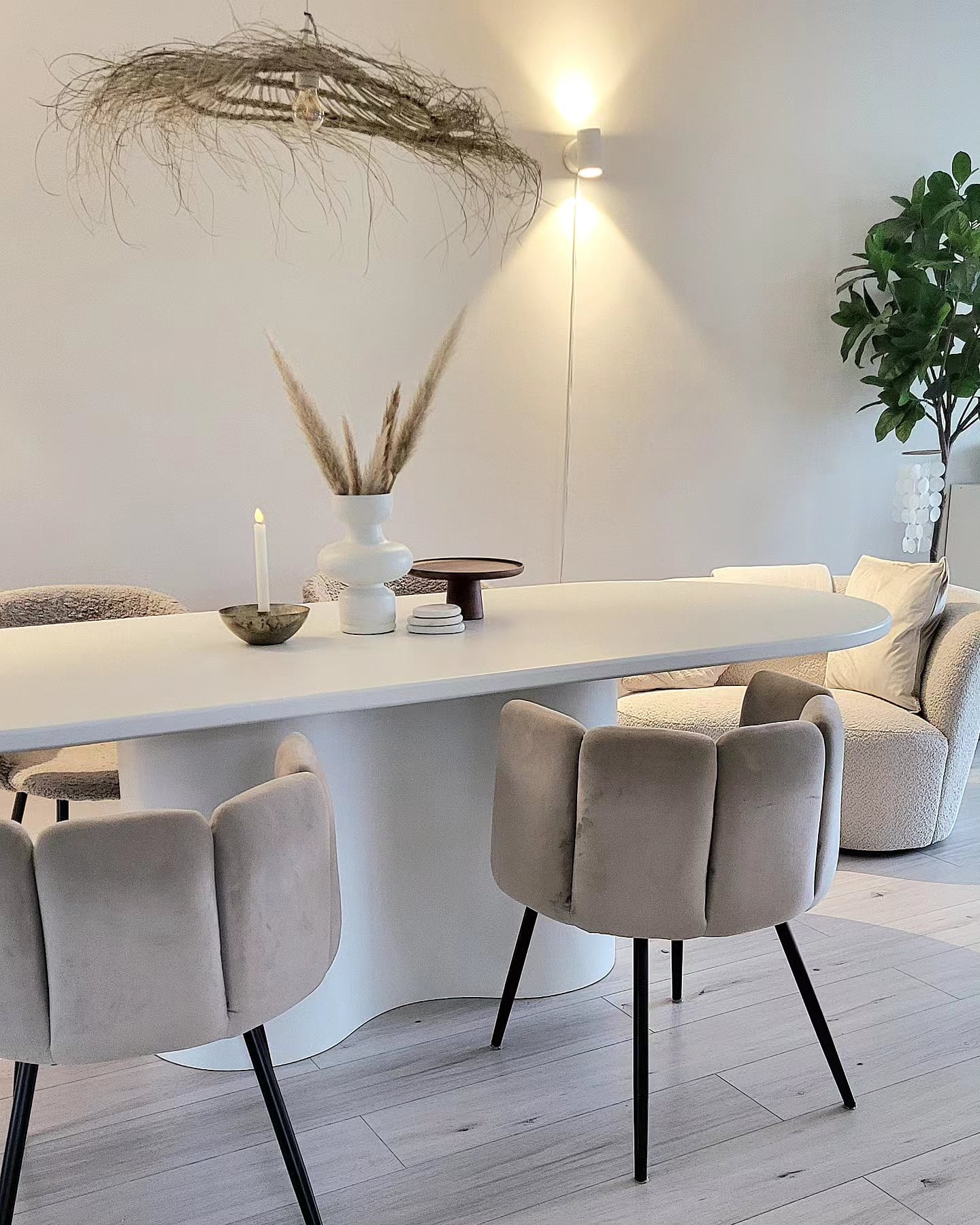 Candleholder gold Amalia