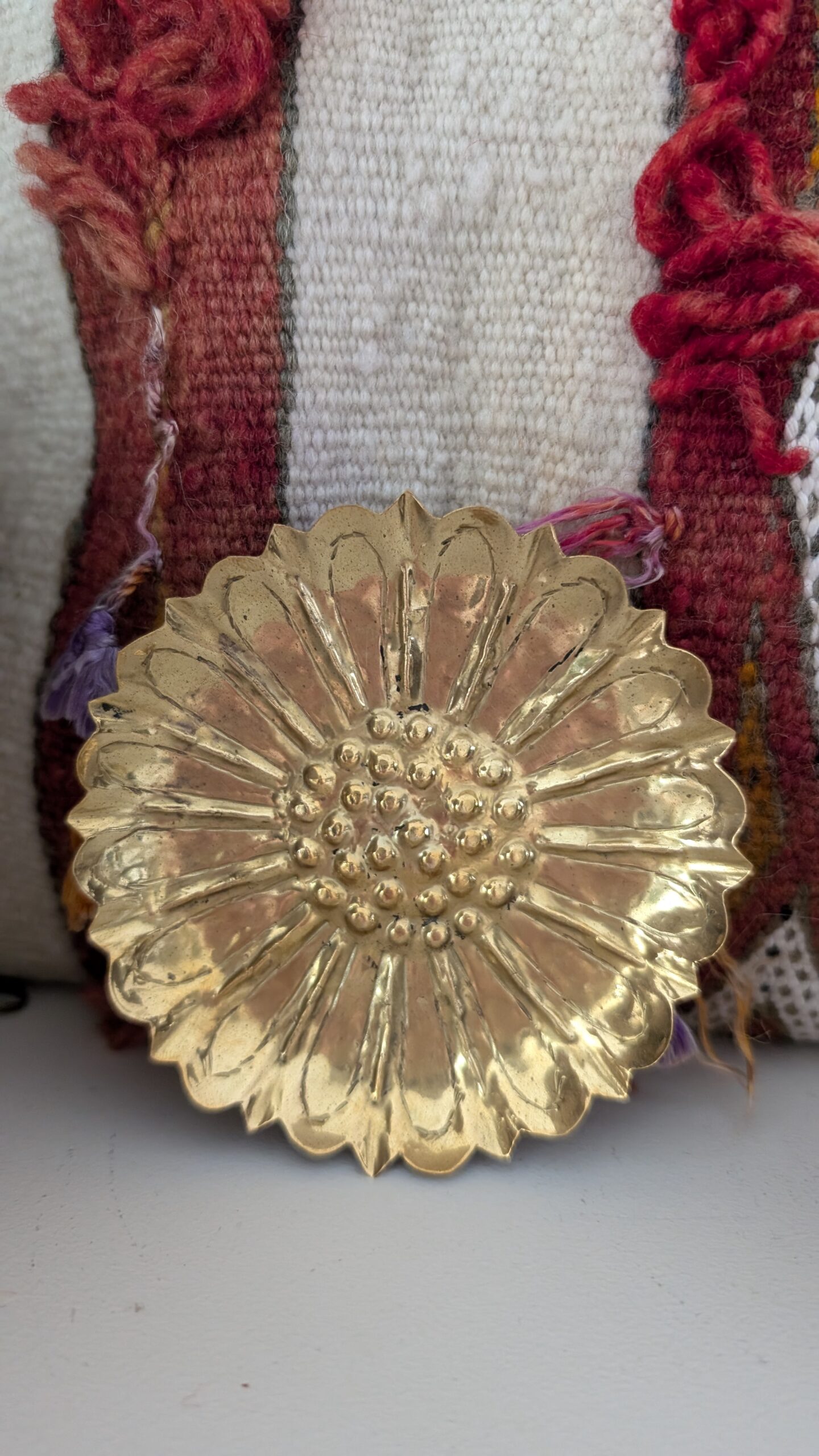 Schaaltje messing Madelief