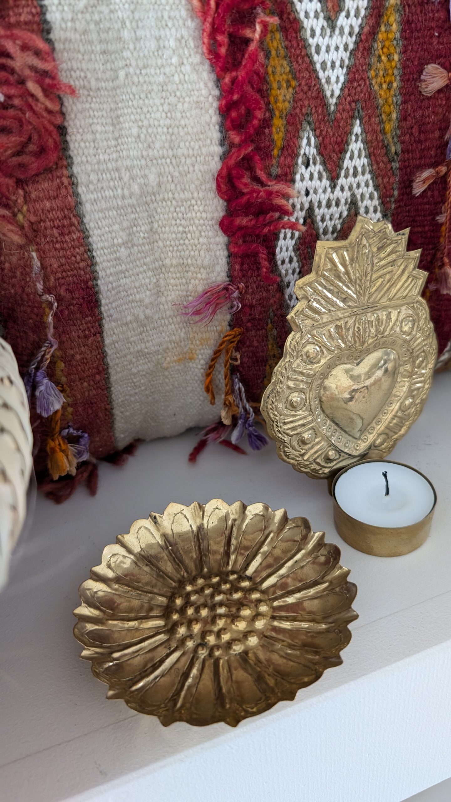 Schaaltje messing Madelief